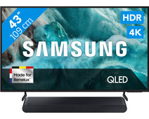 Samsung 43" QLED 4K Q7F4 (2025) + Samsung HW-S60D Zwart (2024)