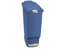 Simplehuman Slimline 40 Liter Blauw