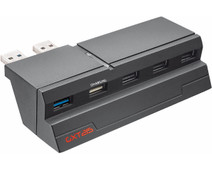 Trust GXT 215 5 Poorts Usb Hub Voor PS4 Met Oplaadfunctie