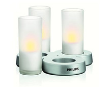 katoen te ontvangen anders Philips Imageo LED White Candles Clear 3 st. - Coolblue - Voor 23.59u,  morgen in huis