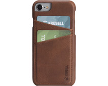 Krusell Sunne Card Apple iPhone 8 Back Cover Brown