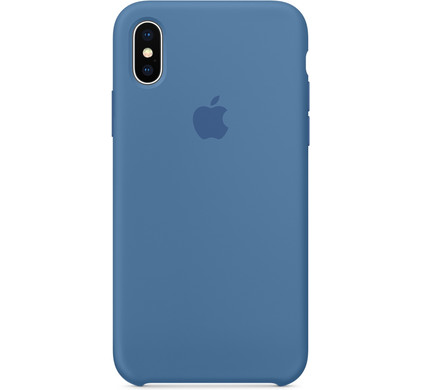 binnenvallen motor Geheugen Apple iPhone X Silicone Back Cover Jeansblauw - Coolblue - Voor 23.59u,  morgen in huis