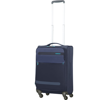 American Tourister Herolite Super Light Expandable Spinner 55cm Midnight Blue Coolblue Before 23 59 delivered tomorrow