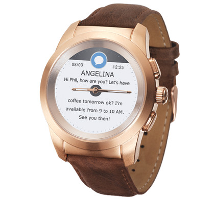 MyKronoz ZeTime 39mm Smartwatch Premium Gold Coolblue Before 23 59 delivered tomorrow