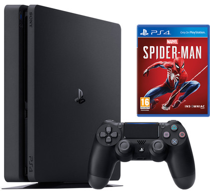 playstation 4 with spiderman bundle