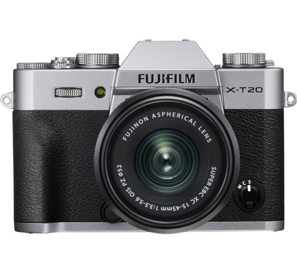 Conform strelen kroeg Fujifilm X-T20 Zilver + XC 15-45mm OIS PZ - Coolblue - Voor 23.59u, morgen  in huis