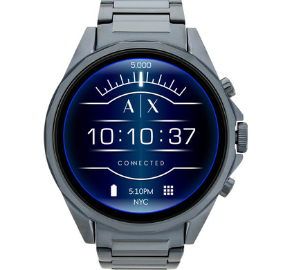 armani exchange connected gen 4 gold tone smartwatch