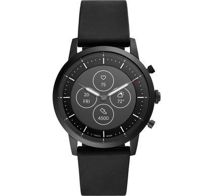 Fossil Collider Hybrid HR Smartwatch FTW7010 Zwart - Coolblue - Voor  23.59u, morgen in huis