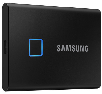 Samsung t7 touch portable ssd 1tb zwart