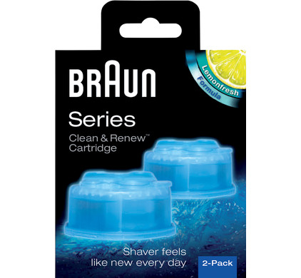 Braun reinigingsvloeistof Clean & Renew cartridges (2 stuks) Coolblue - 23.59u, morgen in huis