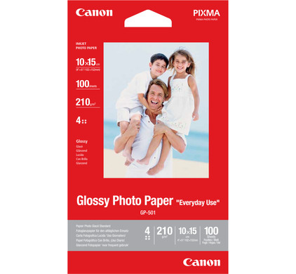 Moeras premier In hoeveelheid Canon GP-501 Glossy Fotopapier 100 vel 10 x 15 cm - Coolblue - Voor 23.59u,  morgen in huis