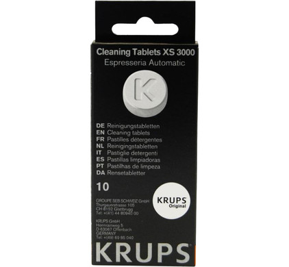 Krups Coffee Maker, Espresso Machine, Cleaning Tablet Pack P/N: XS3000,  KAXS300010