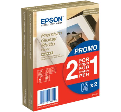 Epson Premium Glossy Fotopapier 80 vel (10 centimeter x 15 centimeter) - Coolblue - Voor 23.59u, morgen huis