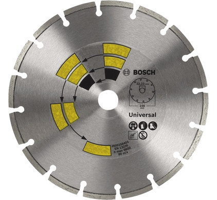 Bosch Diamantschijf Universeel 230 mm Coolblue - Voor 23.59u, morgen in