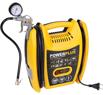 Powerplus POWX1705 | beste compressor voor tacker