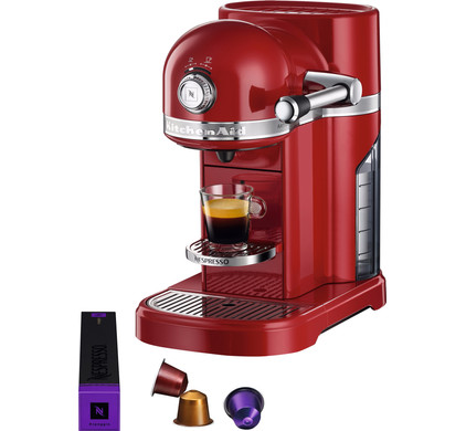 buurman overschot Paine Gillic KitchenAid Nespresso 5KES0503 Keizerrood - Coolblue - Voor 23.59u, morgen  in huis