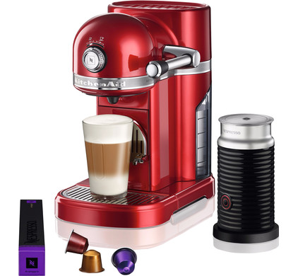 Decoderen deelnemer Mus KitchenAid Nespresso en Aeroccino 5KES0504 Appelrood - Coolblue - Voor  23.59u, morgen in huis