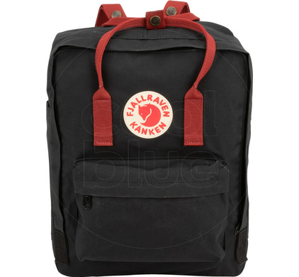 bekken Rot ochtendgloren Fjällräven Kånken Black/Ox Red 16L - Coolblue - Voor 23.59u, morgen in huis