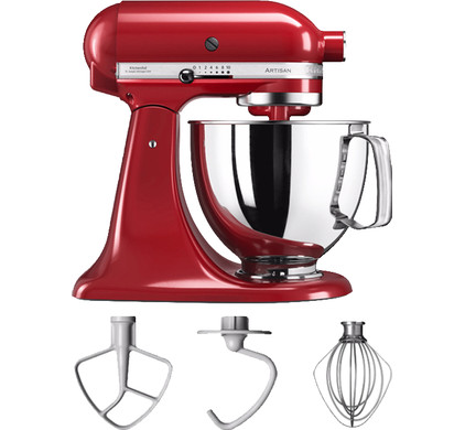 Boekhouder Verslijten Beeldhouwwerk KitchenAid Artisan Mixer 5KSM125 Keizerrood - Coolblue - Voor 23.59u,  morgen in huis