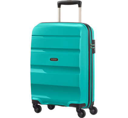 american tourister turquoise luggage