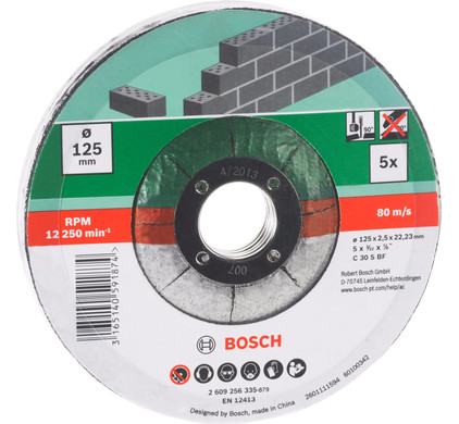 Bosch Slijpschijf 125 5 stuks - Coolblue - Voor 23.59u, morgen huis