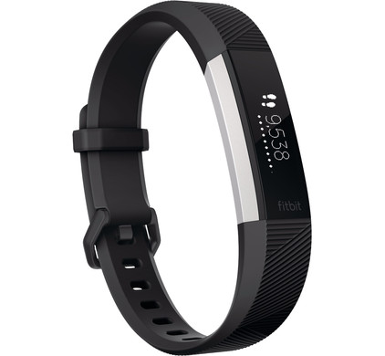 deuropening te ontvangen Gearceerd Fitbit Alta HR Zwart - S - Slimme horloges - Coolblue