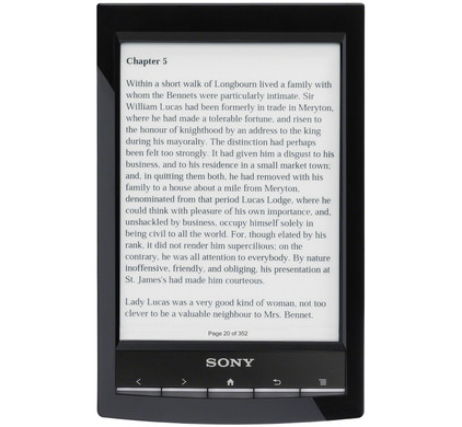 Bijwonen Dodelijk Kinderen Sony Reader Touch PRS-T1 Black - Coolblue - Voor 23.59u, morgen in huis