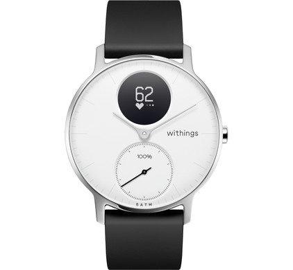 Withings Steel HR Zilver/Wit 36 mm