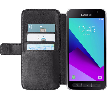 Azuri Wallet Magneet Samsung Galaxy Xcover 4 / 4s Book Case Zwart - Coolblue Voor 23.59u, morgen in huis