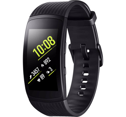 dump extreem botsing Samsung Gear Fit 2 Pro Zwart L - Coolblue - Voor 23.59u, morgen in huis