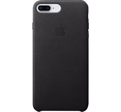 verschil Westers winnaar Apple iPhone 7 Plus/8 Plus Leather Back Cover Zwart - Coolblue - Voor  23.59u, morgen in huis