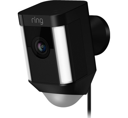 Ring Spotlight Cam Wired Zwart