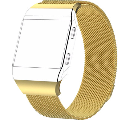 Just in Case Fitbit Ionic Milan Watch Strap Gold L Coolblue Before 23 59 delivered tomorrow