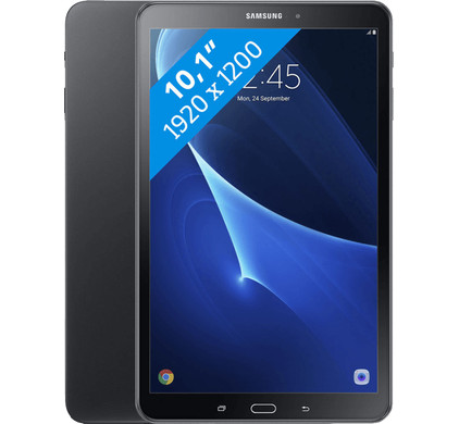 Is aan het huilen Christendom Monarch Samsung Galaxy Tab A 10.1 Wifi 32GB Zwart - Coolblue - Voor 23.59u, morgen  in huis