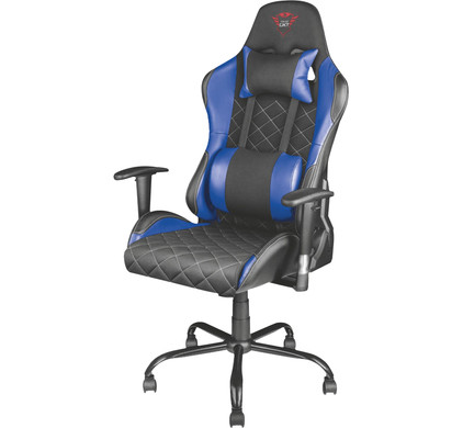 Trust Gxt 707b Resto Gaming Chair Blue Coolblue Before 23 59 Delivered Tomorrow