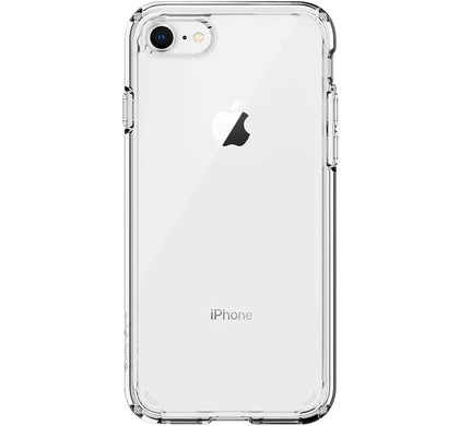 Spigen Ultra Hybrid Apple iPhone 2 / 8 / 7 Back Cover Transparant - Coolblue - Voor 23.59u, morgen in huis