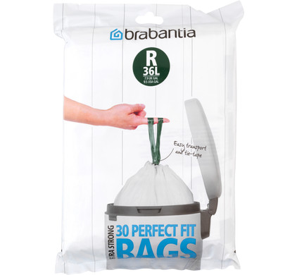 Trash bags, code R, 36 L, 10 pcs. - Brabantia
