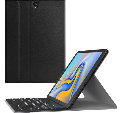 Hub Woedend ~ kant Just in Case Premium Samsung Galaxy Tab A 10.5 Toetsenbord Hoes Zwart  QWERTY - Coolblue - Voor 23.59u, morgen in huis