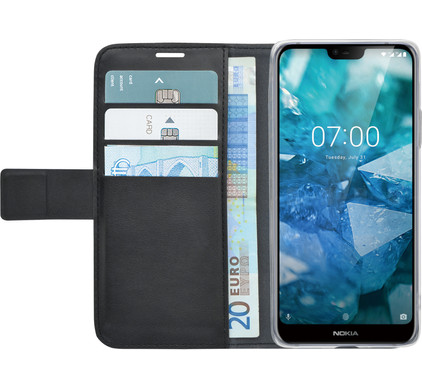 nicht neem medicijnen Terminal Azuri Wallet Magneet Nokia 7.1 Book Case Zwart - Coolblue - Voor 23.59u,  morgen in huis