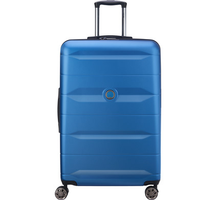 delsey blue suitcase