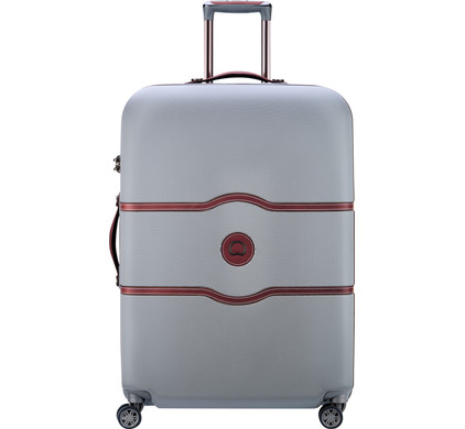 delsey silver luggage