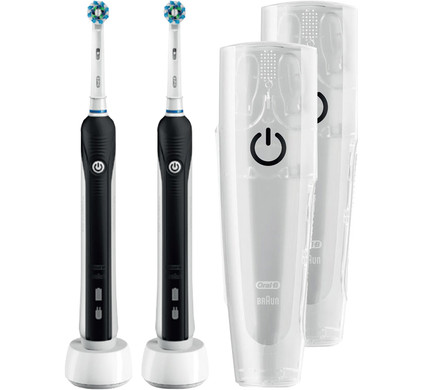 Blauwdruk eeuwig Betasten Oral-B Pro 2 2500 Duo Pack - Coolblue - Voor 23.59u, morgen in huis