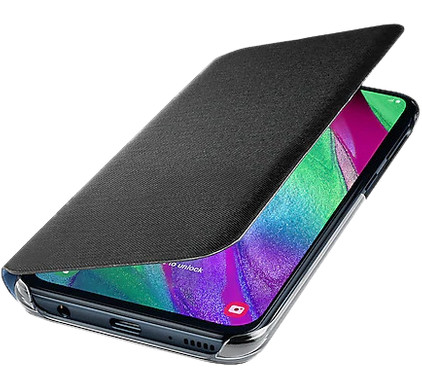 Nucleair oogsten Ook Samsung Galaxy A40 Wallet Cover Book Case Zwart - Coolblue - Voor 23.59u,  morgen in huis