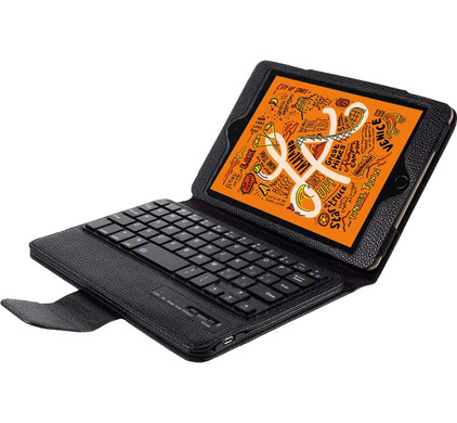 Just in Case iPad Mini 5 Toetsenbord Zwart QWERTY - - Voor 23.59u, morgen in huis