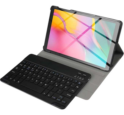 Delegatie bubbel ontsnapping uit de gevangenis Just in Case Premium Bluetooth Keyboard Samsung Galaxy Tab S5e Book Case  Zwart QWERTY - Coolblue - Voor 23.59u, morgen in huis