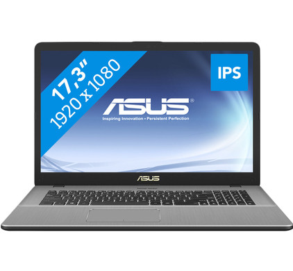 Asus VivoBook Pro N705UD-GC276T - GeForce GTX 1050, 16 GB RAM, 256 GB SSD, 17.3 inch