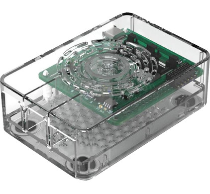 Multicomp Pro Raspberry Pi 4 behuizing - Power knop - Doorzichtig ...