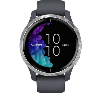 Garmin Venu - Silver/Blue - Coolblue - Before 23:59, delivered tomorrow