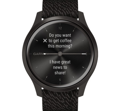 Garmin Vivomove Style - Donkergrijs - 42 mm