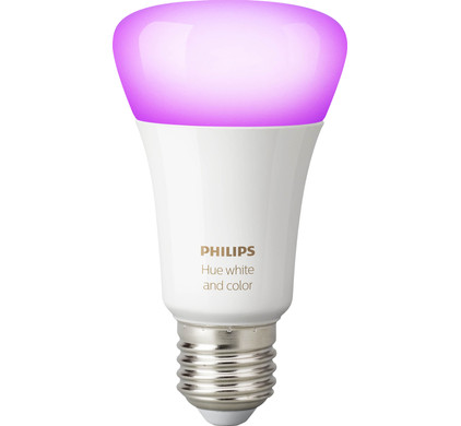 Philips Hue White and Color E27 Losse Bluetooth - Voor 23.59u, morgen in
